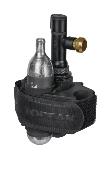Topeak Tubi Master X Tubeless-Reparaturset - inkl. CO2 Kartusche, Montage mit Klettverschluss