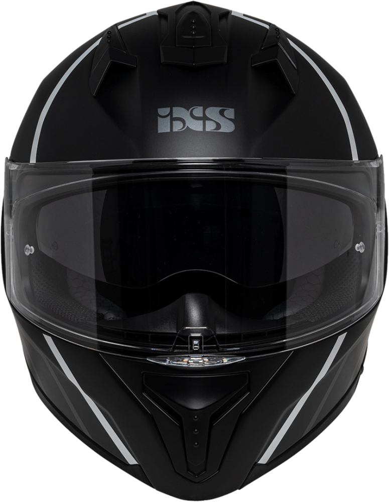 IXS Integralhelm iXS217 2.0 matt schwarz-weiss XS