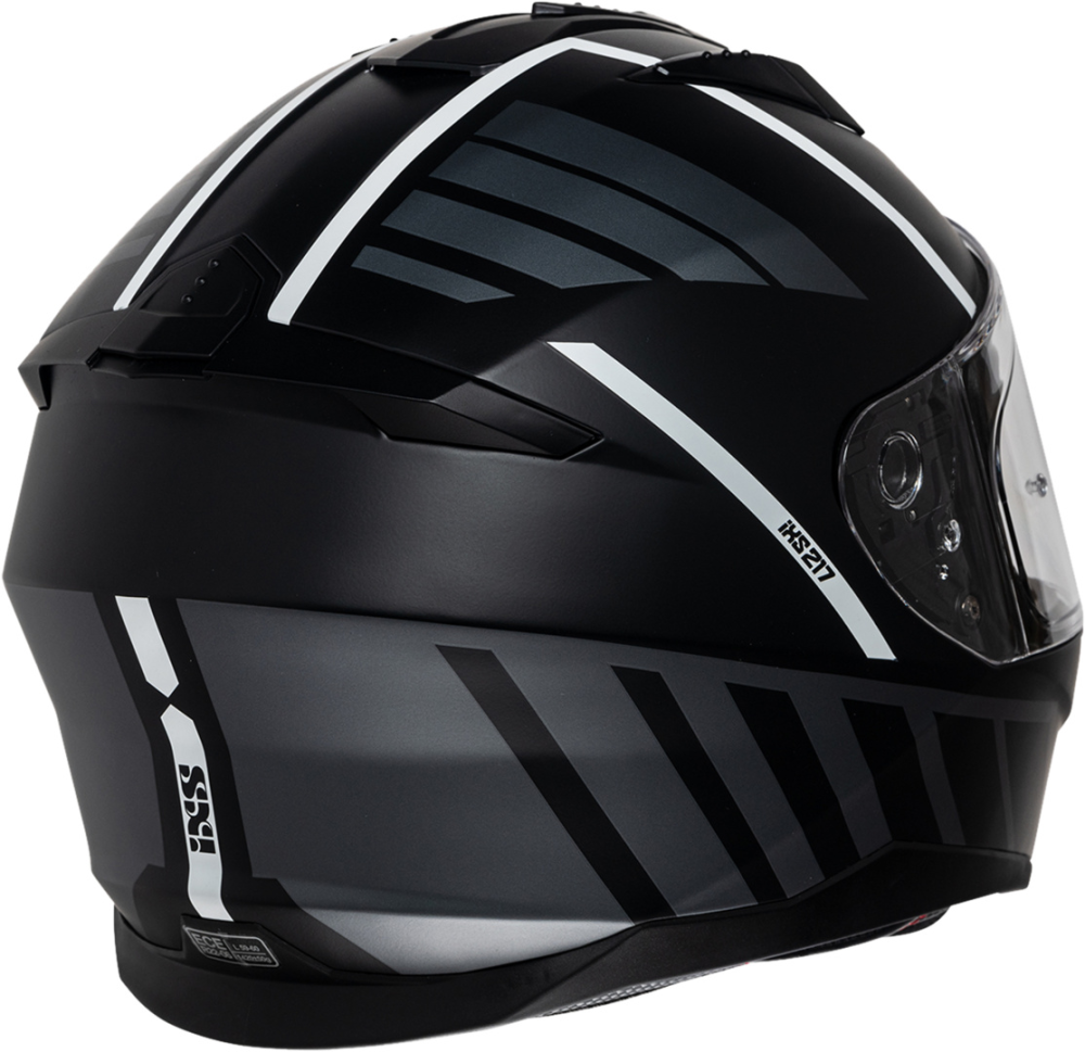 IXS Integralhelm iXS217 2.0 matt schwarz-weiss XS