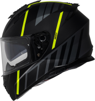 IXS Integralhelm iXS217 2.0 matt schwarz-gelb fluo M