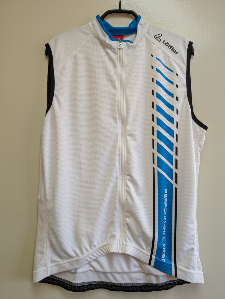 Löffler HR.Bike-Trikot Perform.SL weiss-royal 54/XL