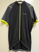 Löffler HR.Bike-Trikot Como FZ schwarz/zitrone 52