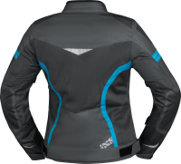 IXS Sport Damen Jacke Trigonis-Air dunkelgrau-grau-türkis DM