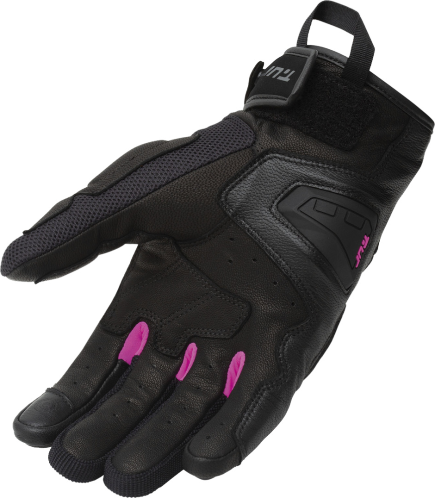 T. UR Damen Handschuh G-Four schwarz-grau-pink XL