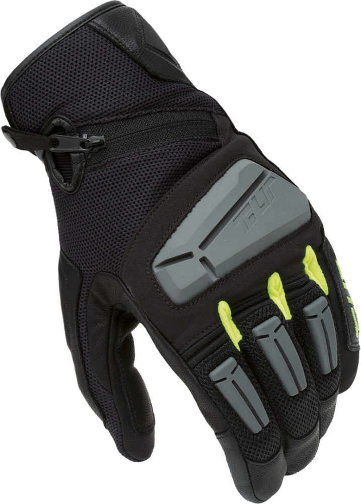 T. UR Handschuh G-Four schwarz-grau-neon gelb