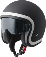 gms Jethelm Ride matt schwarz-weiss S