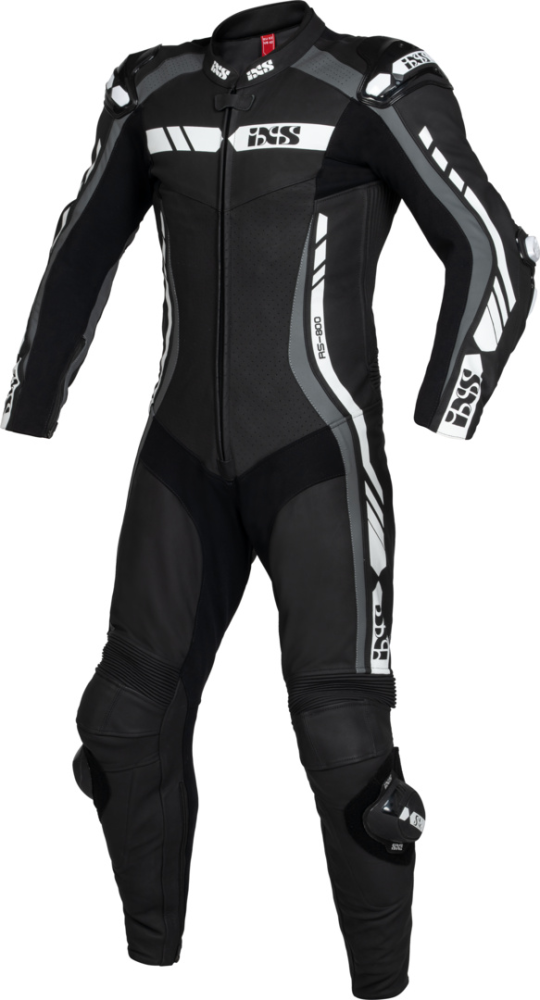 IXS Sport LD Kombi RS-800 2.0 1tlg schwarz-grau-weiss 110H