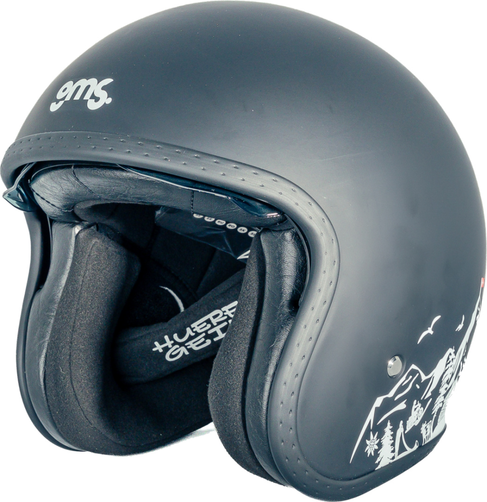 gms Jethelm Ride in Switzerland 2XL schwarz-weiss