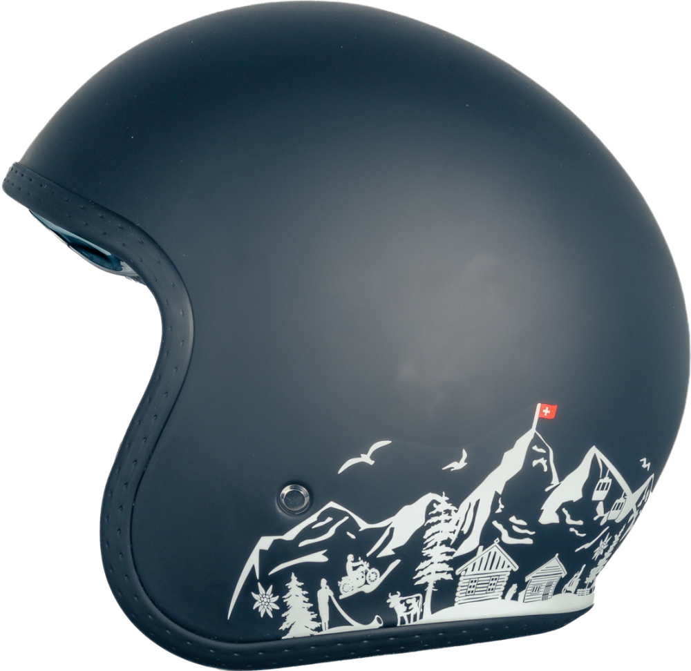 gms Jethelm Ride in Switzerland 2XL schwarz-weiss